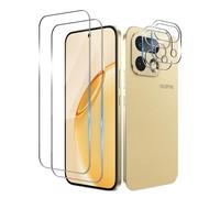 Bihizei Verre Trempé pour Realme 16 Pro 5G, 2 Pièces Film Protection écran et 2 Pièces Caméra Arrière Protecteur, sans Bulles, Double Protection