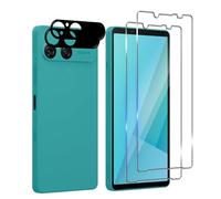 Bihizei Verre Trempé pour Sony Xperia 10 VII, 2 Pièces Film Protection écran et 2 Pièces Caméra Arrière Protecteur, Sans Bulles - Anti Rayures, HD Ultra Transparent Dureté, 9H Glass