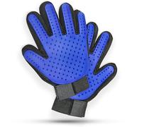 Bihoonge Paire de gants de perte de poils pour animaux de compagnie - Les poils coniques en spirale offrent un massage confortable pour une perte facile, le silicone doux est doux pour la peau de