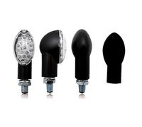 Bihr Clignotants Oval LED Noir Universel
