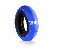 Bihr Couvertures chauffantes Home Track EVO2 autorégulée pneus avant 120 / arrière 180-200mm bleu
