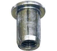 Bihr Écrous à sertir M6 acier 20pcs