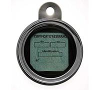 Bihr Porte Vignette d'assurance Ø88mm Acier chromé
