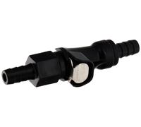 Bihr Raccords rapides Ø8mm double blocage noir