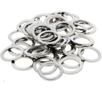 Bihr Rondelles alu 16x22x1,5mm 50 pièces