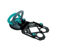 BIHUI Guide de perçage en métal, guide de perçage réglable avec base en caoutchouc d'aspiration de 125 mm