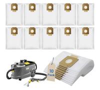 Biigdan 10 Pièces Sac Aspirateur Karcher Compatible avec Aspirateur Karcher eau et Poussiere T15/1,T12/1,T7/1,Sac Aspirateur avec l'aspirateur Industriel Modèle 6.904-333