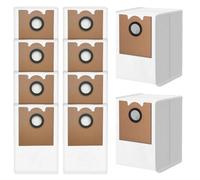 Biigdan 10X Remplacer Sacs à Poussière Compatible avec Lefant M2 Pro / M2S Pro Les Aspirateurs Robots,4.1L Accessoire pour A spirateur avec Couche Filtrante Ultra-Fine, en Tissu non Tissé
