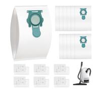 Biigdan 12 Sac Aspirateur Remplacer Compatibles avec Miele TU Guard L1 / Guard S1 / CO Guard M1, 6 Jeux de Filtres en Coton, Accessoires D'aspirateur Sacs à Poussière
