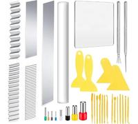 Biigdan 36 PCS Kit Argile Autodurcissante Compatible avec Pate Fimo