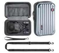 Biigdan Osmo 360 Sac de Transport, Étui pour caméra Coque Rigide Étanche, Parfaitement Compatible avec DJI Osmo 360 et Autres Accessoires,Voyage Compact Transport avec Dragonne et Bandoulière, Gris