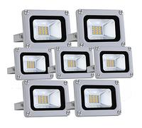 BiiKoon 10W Super Bright Safety Light 12-24V DC DC Alimentation IP65 Projecteur Extérieur Étanche for Cour, Jardin, Terrain De Basket, Arène (Color : 7PACK, Size : 10W)