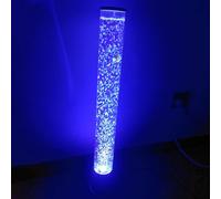 BiiKoon Lampe À Lave en Forme De Poisson À Bulles avec 7 Couleurs Changeantes for Chambre d'enfant, Tube Lumineux Électrique for Aquarium, Veilleuse for Maison Bureau Salon