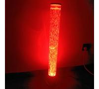 BiiKoon Lampe À Tube À Bulles De 2,5 Pieds avec 7 Couleurs Changeantes, Lampe À Lave D'aquarium en Acrylique avec Plug-in, Veilleuses À Bulles Sensorielles for l'Autisme