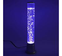 BiiKoon Méduse Bulle Poisson Aquarium Lampe Bulle Colonne d'eau avec 7 Couleurs changeantes Effets de lumière veilleuse pour la Maison Bureau Salon décor (Taille : 58cm)