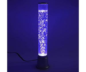 BiiKoon Méduse Bulle Poisson Aquarium Lampe Bulle Colonne d'eau avec 7 Couleurs changeantes Effets de lumière veilleuse pour la Maison Bureau Salon décor (Taille : 58cm)