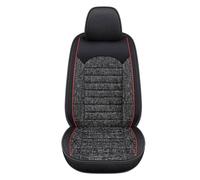 BIISVM Ensembles Housses Siège Housses Siège Voiture Universelles pour Focus 2 Mk1 pour Ranger pour Kuga pour Fusion Ka pour Mondeo MK4 pour Fiesta Lin(1Piece-Black)