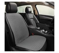 BIISVM Housse Siege Voiture Housse Siège Auto en Lin Coussin Et Tapis pour Ford pour Focus MK2 pour Edge pour Explorer pour Ecosport pour Escape pour Everest(Single Seat-Gray)