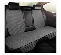 BIISVM Housse Siege Voiture Housse Siège Auto en Lin Coussin Et Tapis pour Ford pour Focus MK2 pour Edge pour Explorer pour Ecosport pour Escape pour Everest(Rear Seat Set-Gray)