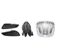 BIISVM pour Vespa pour Sprint pour Primavera Feu Arrière De Frein De Moto | Feu Arrière Led À Profil Bas Pour Motos 50 125 150 2020-Up, Clignotant, Feux De Jour