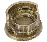 Biitfuu Modèle de Colisée de Rome en métal, Bronze rétro Architecture Ancienne à la Main Artisanat Maison décoration de Bureau Sculpture à Collectionner