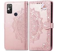 BIIULHCI Coque pour Alcatel 1S 2021/3L 2021/TCL 20Y,Housse Cuir PU Portefeuille Flip Case Cover,Protection Etui pour Alcatel 1S 2021/3L 2021/TCL 20Y,Carte Étui à Rabat Pochette