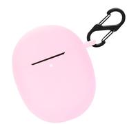 BIIULHCI Étui de protection en silicone pour Google Pixel Buds Pro, résistant aux chocs, avec mousqueton et ouverture de charge, unisexe, moderne, rose