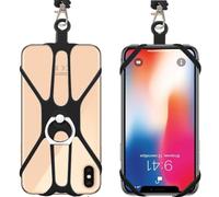 BIIULHCI Lanière Téléphone avec Etui Coque pour Huawei nova Y90 Y70 Y61 9 10 SE 8I 5T 11i Mate 50 40 30 20 Pro Lite per HTC U12 12 Plus 20 21 22 U23 Pro,Silicone Universel Case,Support Housse