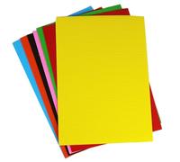 BIIUVBUL Lot de 10 feuilles multicolores de 21 x 29 cm en carton ondulé pour loisirs créatifs, projets de signalisation
