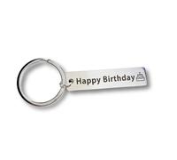 BIIVSOV Porte-clés « Happy Birthday » avec boîte, cadeau pour petit ami, petite amie, parents, amis, #Joyeux anniversaire, Small