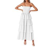 biJerou Robe d'hiver élégante pour femme - Robe de soirée longue sans manches - Robe de cocktail sexy rouge - Robe de soirée longue élégante - Noir - Robe de fête sexy - Robe de soirée en tricot