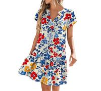 biJerou Robes élégantes pour femme - Robe de cocktail rouge festive - Robe de cocktail pour femme - Noir et argent - Manches courtes - Bleu - Mini robe noire - Robe de fête étroite - Élégante longueur