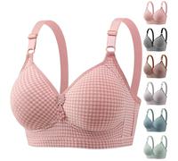 biJerou Soutien-gorge à armatures pour femme, doux, confortable, fin, sans armatures, bralettes, haute tenue, couverture complète, Noir , F