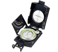 Bijia Boussole Professionnelle multifonctionnelle, entièrement en métal, étanche, Haute précision, avec inclinomètre et Niveau à Bulle pour la randonnée, l'escalade