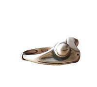 Bijou adapté tous styles Bague grenouille réglable à la main, jolis accessoires (Silver, 2CM)
