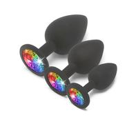 Toy Joy Plug anal Rainbow Jewel S