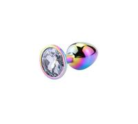 Bijou anal Rosebud Rainbow LARGE Diamant