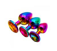 Bijou anal Rosebud Rainbow SMALL gold / orange