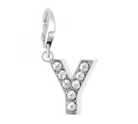 Bijou charm - So Charm - Lettre Y - Strass - Plaqué or - Mixte
