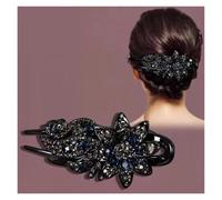 Bijou Cheveux Bill de canard en strass for femmes | Clip latéral à frange antidérapante, soirée de mariage quotidienne(Color8)