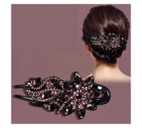 Bijou Cheveux Bill de canard en strass for femmes | Clip latéral à frange antidérapante, soirée de mariage quotidienne(Color6)