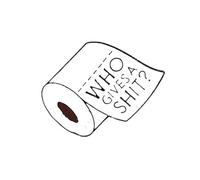 Bijou de démarrage de conversation métallique inspiré de l'humour pour les fêtes et le quotidien Bijoux sur le thème de la salle de bain