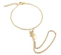 Bijou de main pour femme - Acier 316 doré - Martinique