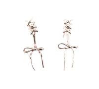 Bijou de piercing d'oreille avec nœud papillon simple pour un usage quotidien vintage, taille unique, Comme décrit, Comme décrit.