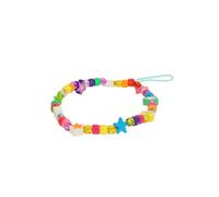 Bijou de Téléphone Bracelet à Perles et Étoiles Collection Summer Multicolore