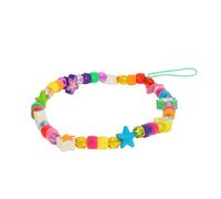 Bijou de Téléphone Bracelet à Perles et Étoiles blanc Collection Summer