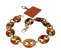 Bijou de Téléphone Chaîne Grosse Maille 58cm Firenze Moxie Miel