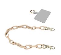 Bijou de Téléphone Chaîne Grosse Maille 58cm Moxie Série Milano Beige