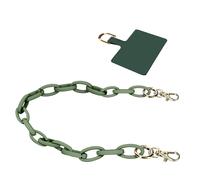 Bijou de Téléphone Chaîne Grosse Maille 58cm Moxie Série Milano Vert