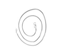 Bijou de Téléphone Chaîne Maille Serpent Solide 110cm Argent